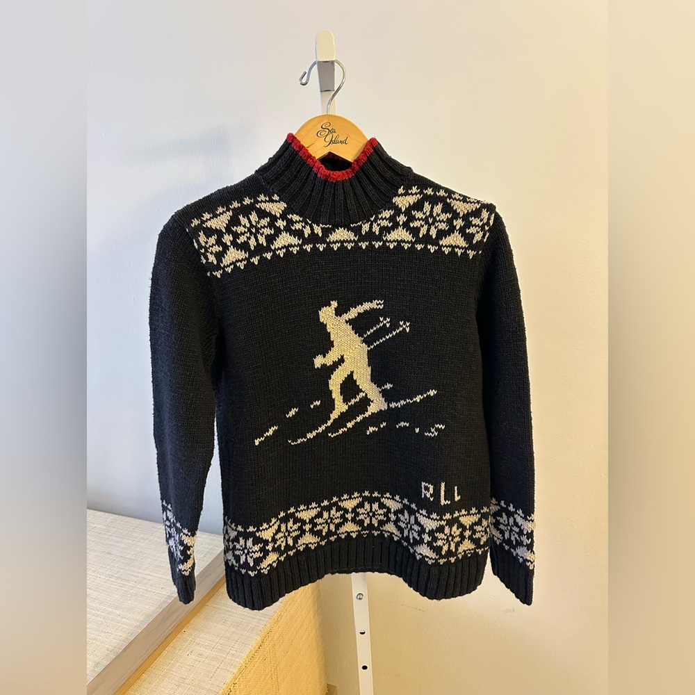 VTG Ralph Lauren Hand Knit Sweater in Size Small